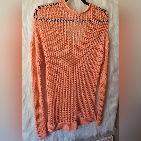 Hampshire Studio Vintage Extra Long Crochet Sweater - Picture 4 of 6